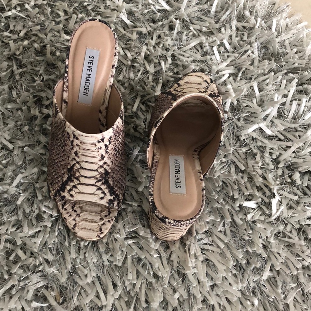 Steve Madden Snakeprint Heels - image 2
